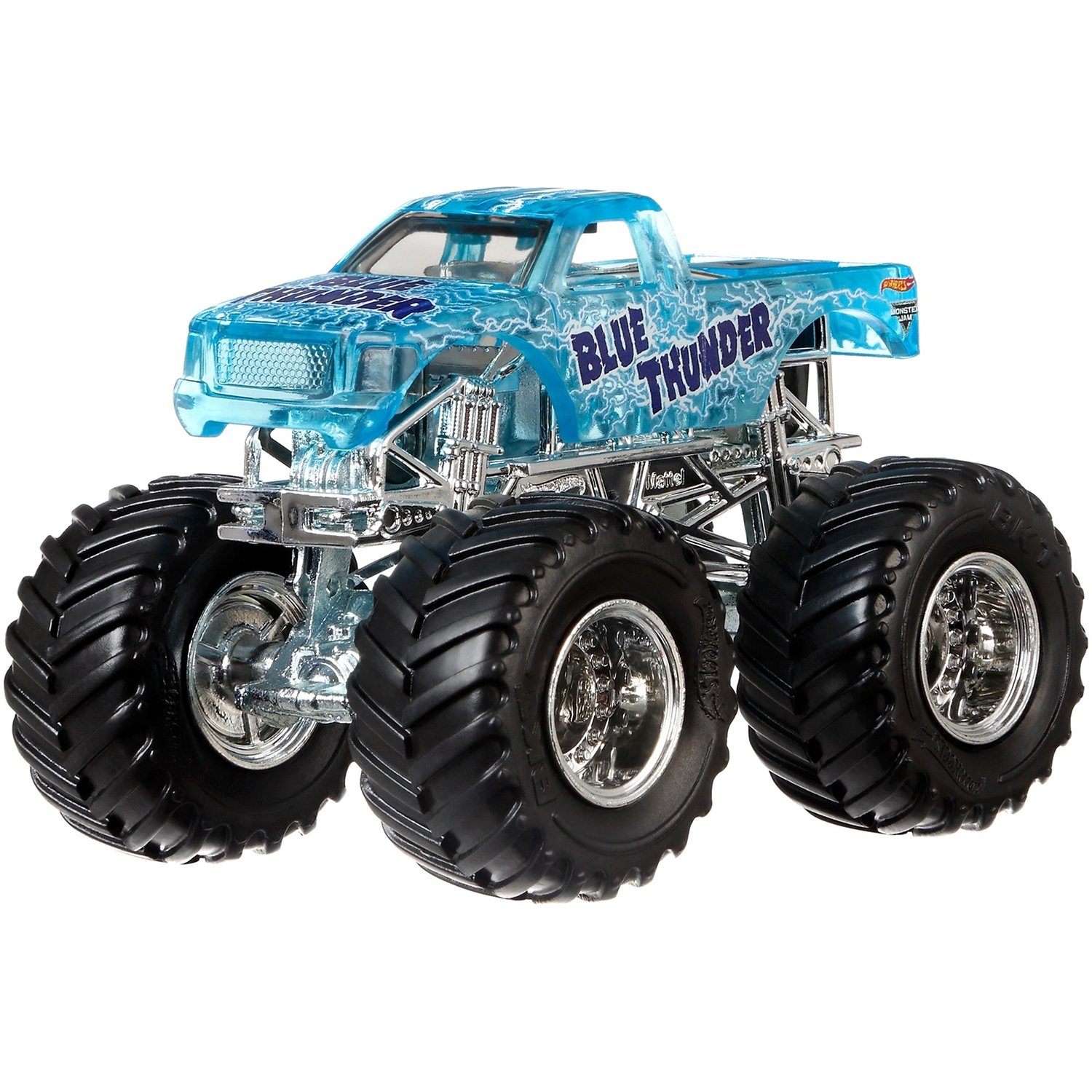 Монстр-трак hot Wheels Monster Jam Blue Thunder (flw85) 1:64 9 см