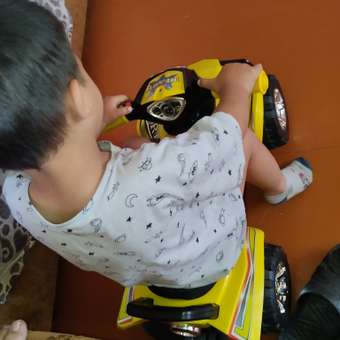 Каталка BabyCare Super ATV кожаное сиденье жёлтый: отзыв пользователя Детский Мир