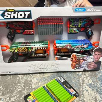 Бластер Zuru XSHOT  Skins: отзыв пользователя Детский Мир
