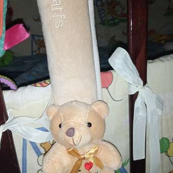 Накладка на ремень Territory детская с мягкой игрушкой медвежонок I Love you: отзыв пользователя Детский Мир
