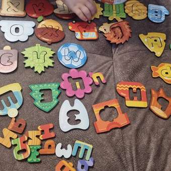 Игрушка WOODLANDTOYS сортер Азбука: отзыв пользователя Детский Мир