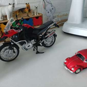 Мотоцикл Rastar 1:9 BMW Красный 42000: отзыв пользователя Детский Мир