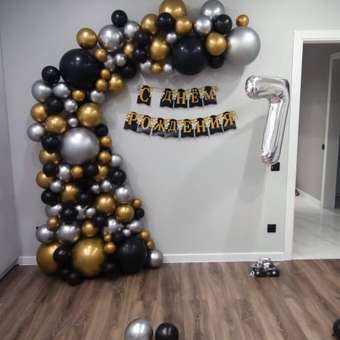 Воздушные шары набор Мишины шарики фотозона на праздник день рождения для мальчика или девочки 116 шт: отзыв пользователя Детский Мир