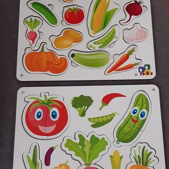 Набор сортер ГРАТ деревянных овощи для малышей: отзыв пользователя Детский Мир
