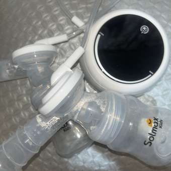 Электрический молокоотсос Solmax двойной для матери с сенсорным дисплеем и бутылочками 2200 mAh: отзыв пользователя Детский Мир