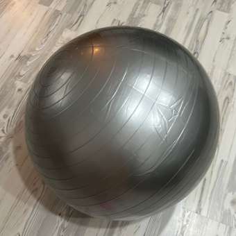 Гимнастический мяч для фитнеса Solmax Фитбол для тренировок серый 75 см: отзыв пользователя Детский Мир