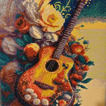 Алмазная мозаика Art sensation холст на подрамнике 40х50 см Красочная гитара: отзыв пользователя Детский Мир