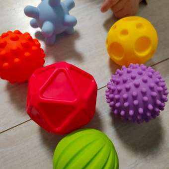 Тактильные мячики Юнландия сенсорные для малышей и детей 6 штук: отзыв пользователя Детский Мир
