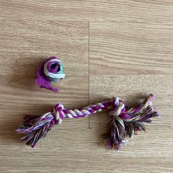 Игрушка для собак Triol Mini dogs Веревка с 2узлами и мячом 12111082: отзыв пользователя. Зоомагазин Зоозавр