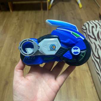 Игровой набор Hot Wheels Spin Racer Синяя Молния игрушечный мотоцикл с колесом-гироскопом: отзыв пользователя Детский Мир