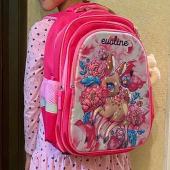 Рюкзак школьный Evoline Олененок розовый: отзыв пользователя Детский Мир