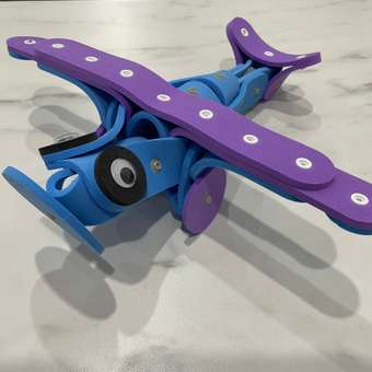 Мягкий конструктор DINNO KIDS Самолет: отзыв пользователя Детский Мир