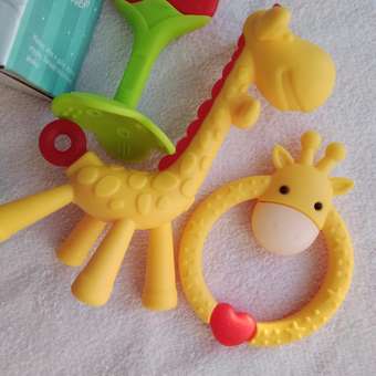 Развивающая игрушка-погремушка FergoKids набор силиконовых прорезывателей: отзыв пользователя Детский Мир