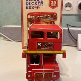 Пазл CubicFun Лондонский двухэтажный автобус 3D 57деталей S3018h: отзыв пользователя Детский Мир