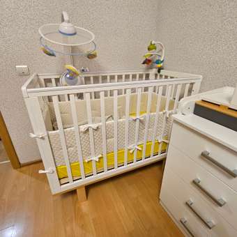 Бортики в кроватку Lemony kids Miracle 2 части по 180 см Молочный: отзыв пользователя Детский Мир