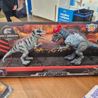 Набор игровой KiddiePlay Динозавр пахицефалозавр и карнотавр 12622: отзыв пользователя Детский Мир