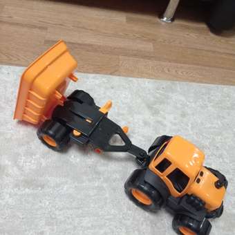 Трактор с прицепом Zebratoys Active Оранжевый: отзыв пользователя ДетМир
