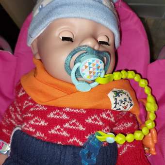 Соска для куклы Zapf Creation Baby born с цепочкой в ассортименте 824-474: отзыв пользователя Детский Мир