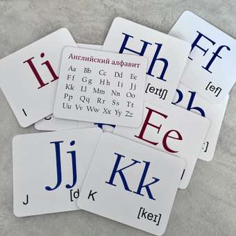 Развивающие обучающие карточки Крокуспак Английский алфавит 27 шт 188014: отзыв пользователя Детский Мир