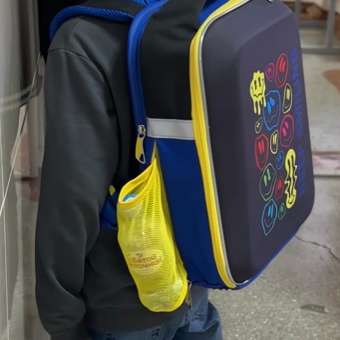 Школьный формованный ранец Проф-Пресс Crazi smile размер 27х38х17 см: отзыв пользователя Детский Мир