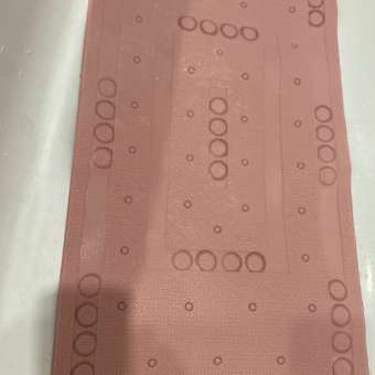 Коврик для ванной детский VILINA противоскользящий мягкий с присосками 37х70 см розовый: отзыв пользователя Детский Мир