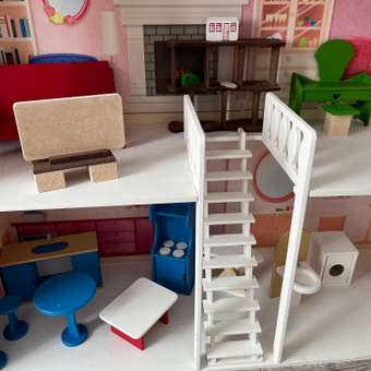 Кукольный домик PAREMO Брижит с мебелью: отзыв пользователя Детский Мир