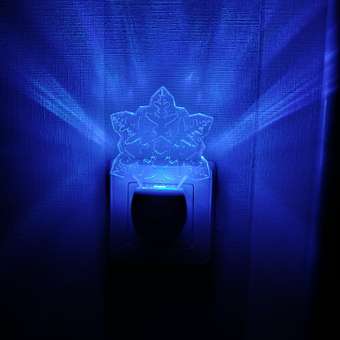 Светодиодный ночник REXANT Снежинка с разноцветным свечением: отзыв пользователя Детский Мир