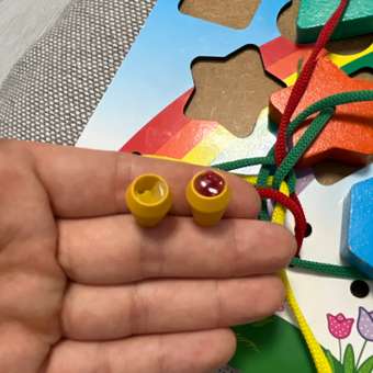 Сортер для малышей Монтессори Alatoys деревянный рамка вкладыш Шарики: отзыв пользователя Детский Мир