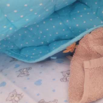 Одеяло-покрывало ТРАДИЦИЯ детское лебяжий пух 110х140 см бязь: отзыв пользователя Детский Мир