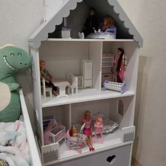 Кукольный дом Pema kids бело-серый МДФ: отзыв пользователя Детский Мир