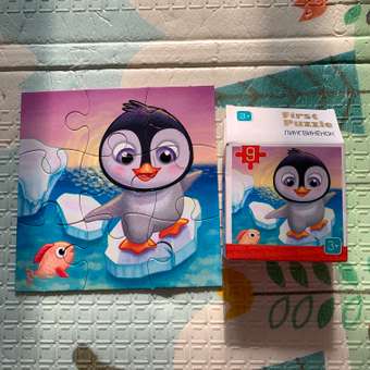 Пазл Baby Toys First Puzzle Пингвиненок 9элементов 04150: отзыв пользователя Детский Мир