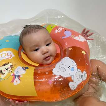 Круг на шею ROXY-KIDS Kids для купания малышей надувной Teddy Circus: отзыв пользователя Детский Мир