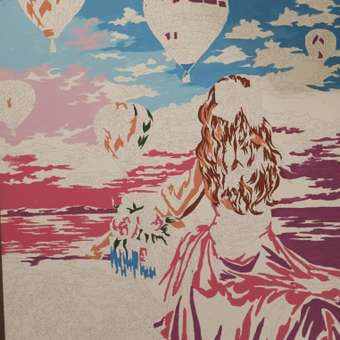 Картина по номерам Hobby Paint NN041 Воздушные шары 40*50: отзыв пользователя Детский Мир