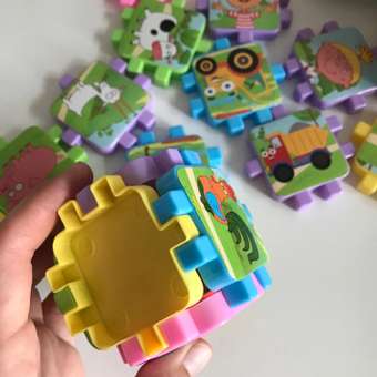 Кубики Играем вместе Синий трактор: отзыв пользователя Детский Мир