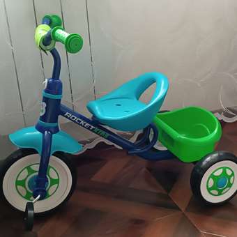 Велосипед трехколесный ROCKET синий: отзыв пользователя Детский Мир