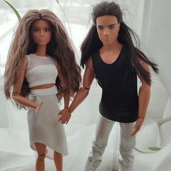 Кукла Barbie Looks Кен c длинными волосами HCB79: отзыв пользователя Детский Мир