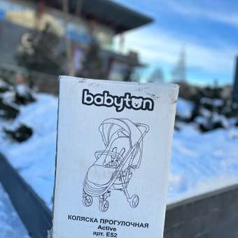 Коляска прогулочная Babyton Active Blue: отзыв пользователя Детский Мир