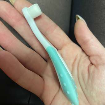 Зубная щетка ON WHITE детская ультрамягкая 2 шт. для малышей от 0 лет цвет голубой: отзыв пользователя Детский Мир