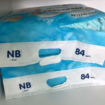 Подгузники MANU Premium для новорожденных NB (до 5 кг) 84 шт.: отзыв пользователя ДетМир