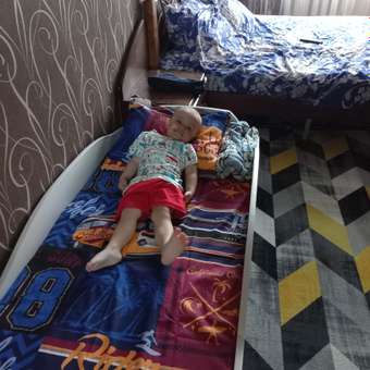 Детская кровать машина Kiddy ROMACK белая 160*70 см: отзыв пользователя Детский Мир