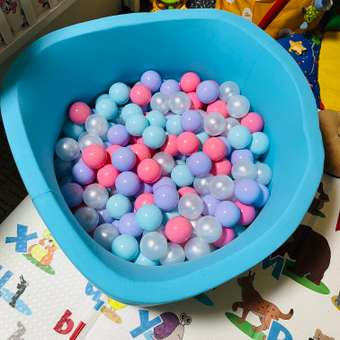 Сухой бассейн ROMANA Бирюзовый с шарами: отзыв пользователя Детский Мир