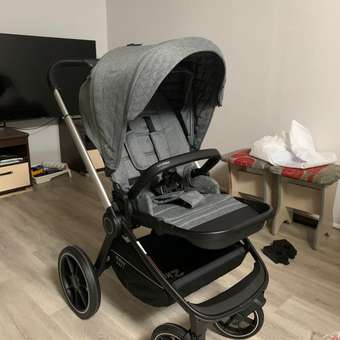 Коляска детская универсальная MOWbaby ZOOMPU (3в1) RA087 Silver Grey: отзыв пользователя Детский Мир