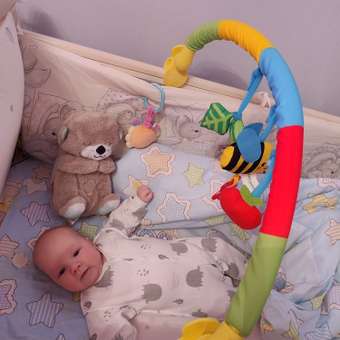 Дуга Жирафики Игрушка подвесная погремушка в коляску кроватку Пчелка: отзыв пользователя Детский Мир