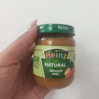 Пюре Heinz овощной микс 120г с 5месяцев: отзыв пользователя ДетМир
