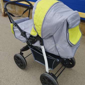 Коляска трансформер Babyton Melly Grey-Green: отзыв пользователя ДетМир