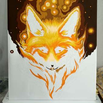 Картина по номерам Art on Canvas AC100 Взгляд лисы: отзыв пользователя Детский Мир