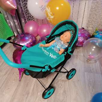 Коляска для кукол Buggy Boom люлька бирюзовый: отзыв пользователя Детский Мир