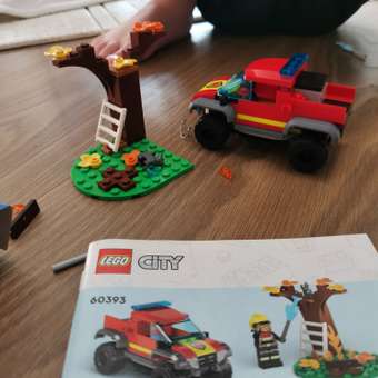 Конструктор LEGO City Спасательная пожарная машина блочный: отзыв пользователя Детский Мир