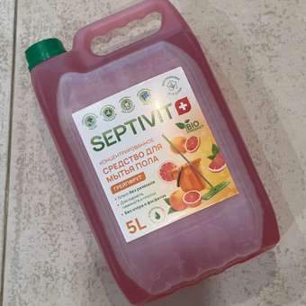 Средство для мытья полов SEPTIVIT Premium Грейпфрут 5 л: отзыв пользователя Детский Мир