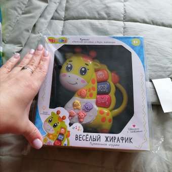 Музыкальная игрушка Mioshi Весёлый жирафик (17х18 см): отзыв пользователя Детский Мир